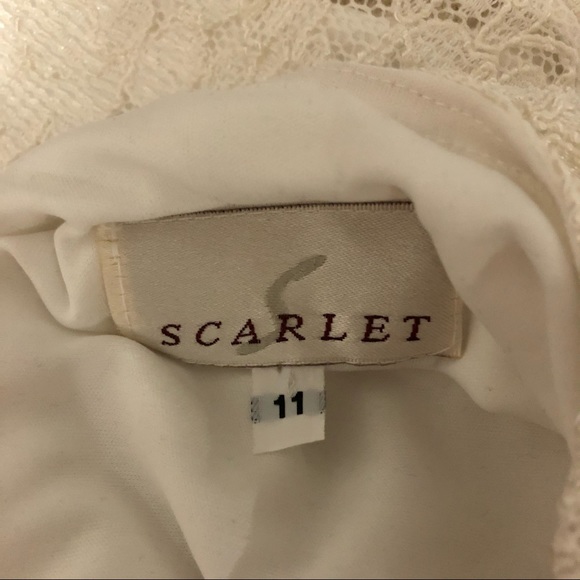 SOLD | 90s~early 00s vintage white lace maxi dress - Picture 4 of 4